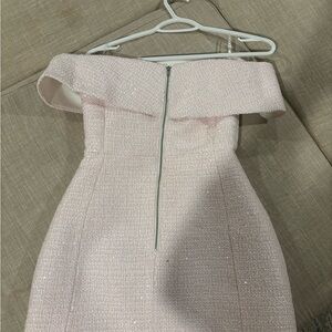 Pink Off-Shoulder Sheath Dress for Cocktail Events